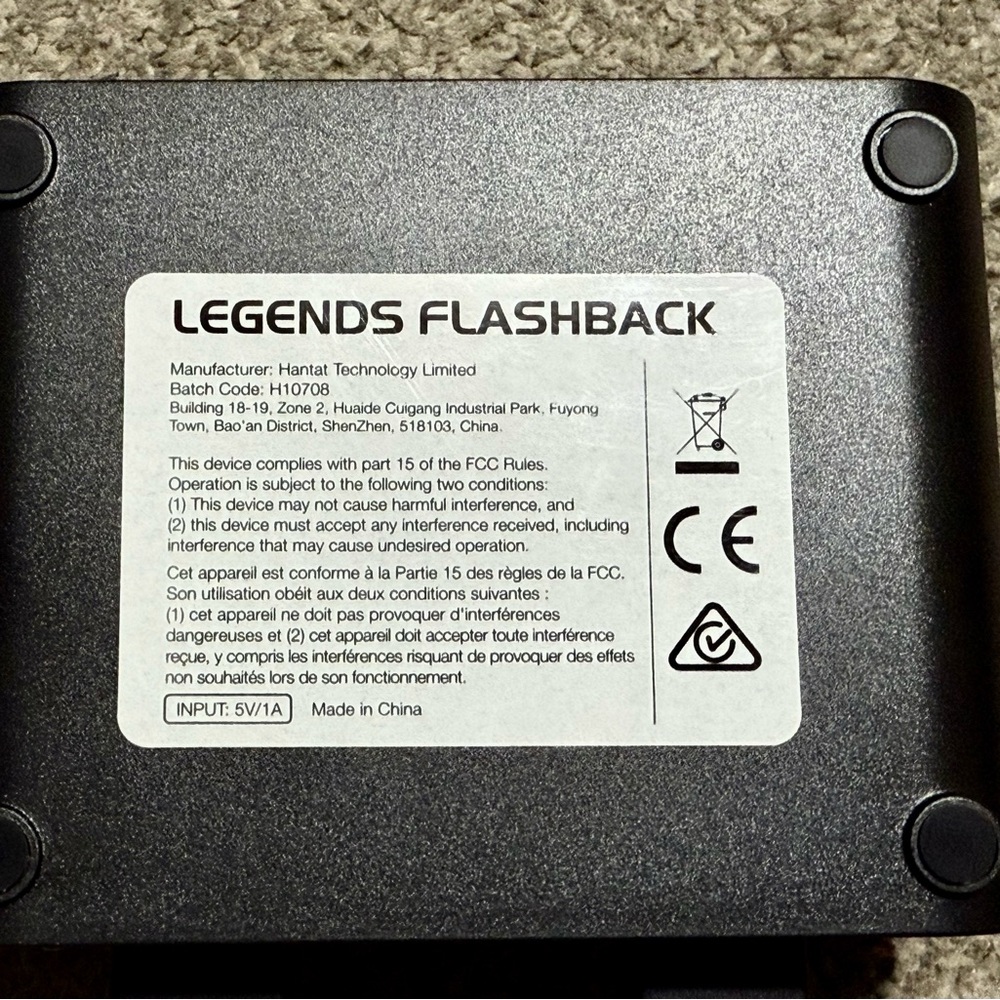 Arcade Legends Flashback Mini Console 50 Games- Black - Picture 2 of 7